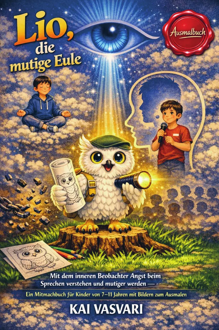 Buchcover Lio, die mutige Eule von Kai Vasvari